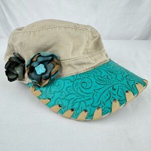 Otto Collection Boho Inspired Floral Adjustable Hat